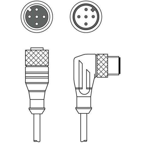 KDS S-M12-5A-M12-5W-V1-003 - Соединительный кабель