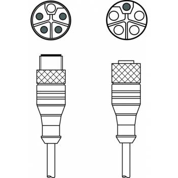 KDS PL-M12-5A-M12-5A-P0-020 - Соединительный кабель