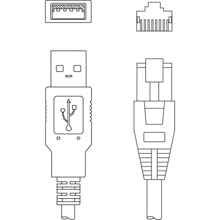 KSS CR-USB-AA-RJ41-A-T0-018 - Соединительный кабель