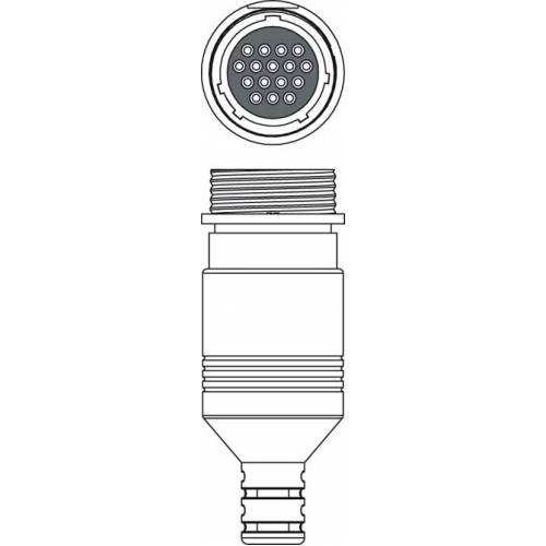 D U-M30-16A-M - Коннектор