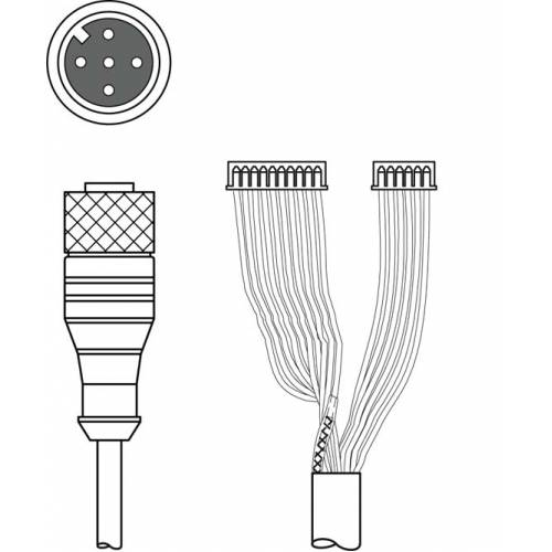 KB JST-M12A-5P-3000 - Соединительный кабель KB JST-M12A-5P-3000 - Соединительный кабель